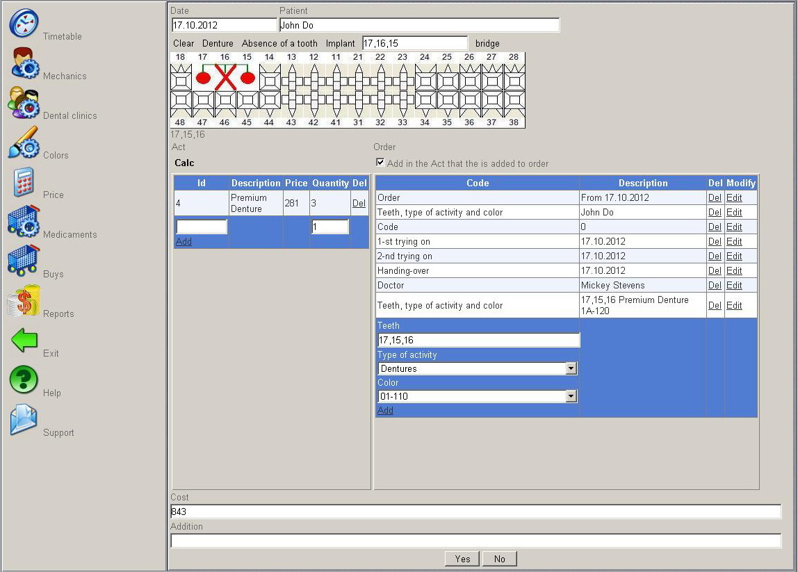 Webbased laboratory software for dental mechanics by QStoma